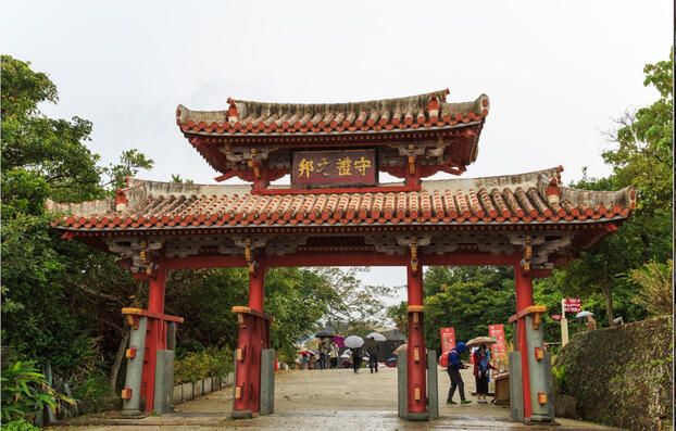 波上宮海邊祈福超靈驗，求個沖繩旅行平安順利～