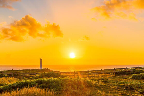 古宇利島天空之橋，海天一線，太美了啦！